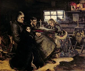 Die Familie Menshikov in Beriozovo, 1883